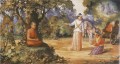 Los cuatro grandes signos del viejo muerto enfermo y del sereno monje mendicante. Budismo